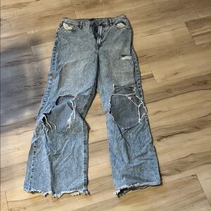 Fashion Nova Light Blue Denim Jeans